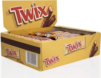 Produktbild von Twix Classic Riegel 32 x 50g - Schokoriegel Vorratspack