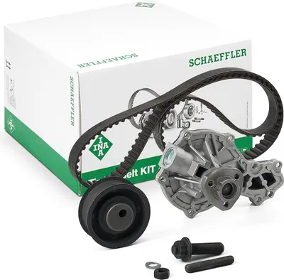 Produktbild von INA 530 0003 30 Zahnriemensatz + Wasserpumpe für VW Transporter IV Bus (70B, 70C, 7DB, 7DK, 70J, 70K, 7DC, 7DJ) GOLF III (1H1) für AUDI 80 Limousine
