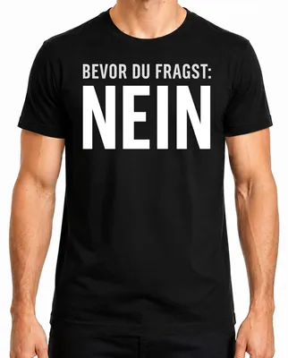 Immagine prodotto di Prima di chiedere No divertente sarcastico sfacciato dicendo regalo T-shirt da uomo, nero, XXL