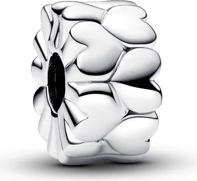 Produktbild von PANDORA Moments Herz Clip-Charm aus Sterlingsilber