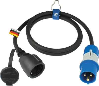 Obrázek produktu pro AS Schwabe 61408 CEE adaptér 3-pólový 230 V 1 ks