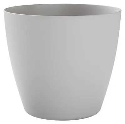 Produktbild von tera® Pflanzgefäße BAYON Cloud hellgrau rund 35 cm - Kunststoff