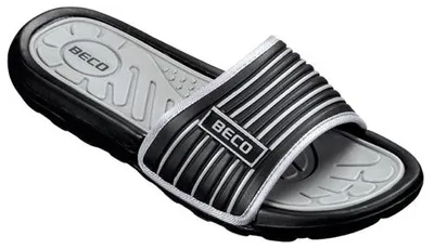 Produktbild von Beco Herren-Slipper Schwarz/Grau