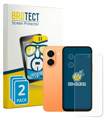 Produktbild von 2x Für Honor X7e (Display+Kamera) Schutzfolie BROTECT Displayschutz Display Schutz Folie Klar Transparent