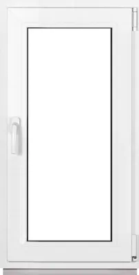 Obrázek produktu pro Framex sklepní okno PVC okno bílé šířka x výška 50 x 100 cm (500 x 1000 mm) dvojité (32 mm) otočné/sklopné DIN pravé - Premium - všechny velikosti