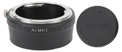 Produktbild von Objektiv-Mount-Adapter, hochpräziser Konverterring mit M4/3-Rückabdeckung für F bis G10 G12 E P3 PM1