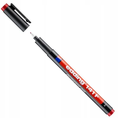 Obrázek produktu pro Edding FOLIOPIS Permanentní na sklo červený 0,6 mm