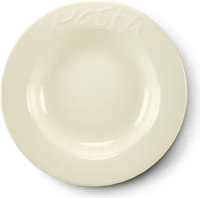 Produktbild von Pastateller RIMINI 26 cm Cremeweiß - TRATTORIA - aus Porzellan / CreaTable