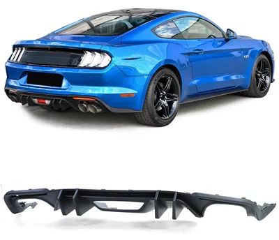 Image de Diffuseur pour Ford Mustang Coupé Cabriolet, modèle restylé, 2.3 et 3.7, de 2017 à 2022. Diffuseur arrière