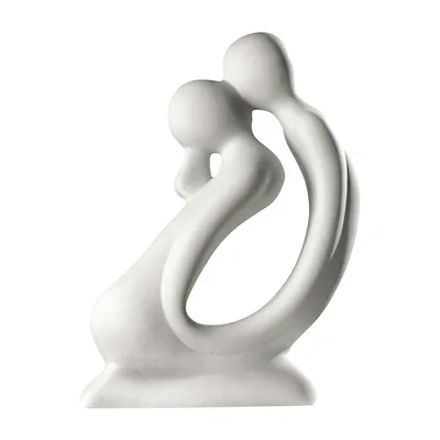 Zdjęcie produktu dla GILDE Francis, Figur, Paar, "Der Kuss", Keramik, creme, , L. 14 cm, B. 30 cm, H. 42 cm 30157