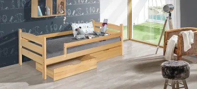 Zdjęcie produktu dla Łóżko młodzieżowe MINIO wykonane z drewna sosnowego ISO