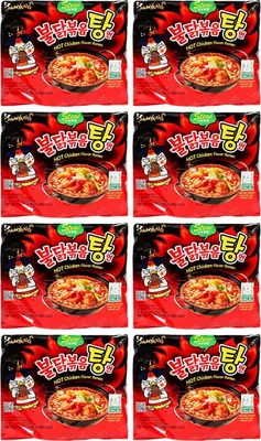 Produktbild von Samyang Stew Type Hot Chicken Flavor Instant Ramen Nudeln 40x145g