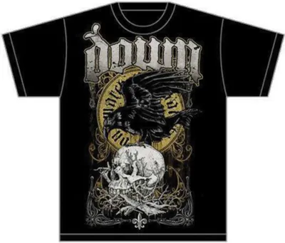 Produktbild von Down Swamp Skull Black L T-Shirt