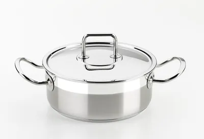 Produktbild von BRA Profesional | Professioneller Edelstahltopf mit Deckel 26 cm