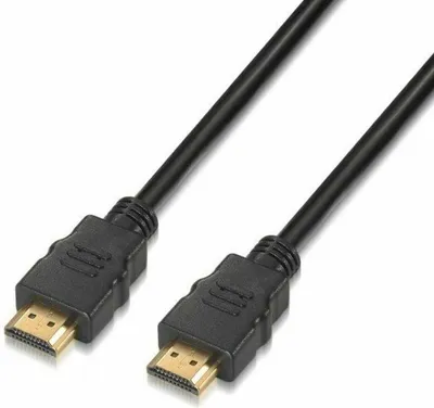 Produktbild von AISENS A120-0118, 0,5 m, HDMI Typ A (Standard), HDMI Typ A (Standard), 3D, 18 Gbit/s, Schwarz