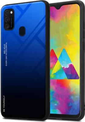 Image de Cadorabo Housse pour Samsung Galaxy M21 / M30s Housse de protection en noir Housse pour portable TPU Etui Cover Case Tempered Glas