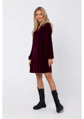 Produktbild von Made of Emotion Minikleid für Frauen Wonja M767 bordo L
