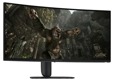 Produktbild von Alienware AW3426DWM, 86,4 cm (34"), 3440 x 1440 Pixel, 4K Ultra HD, LCD, 1 ms, Schwarz