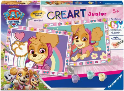 Produktbild von CreArt, Malen nach Zahlen Junior - Paw Patrol mit Skye