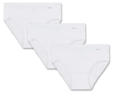 Productafbeelding van Sanetta meisjes jazzbroek (set van 3) wit, maat 176