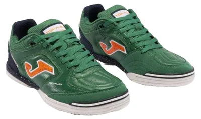 Imagen del producto de Joma - Zapatillas de fútbol sala para hombre "Top Flex", de cuero de plena flor PP6577 (talla 39,5 EU) (verde)