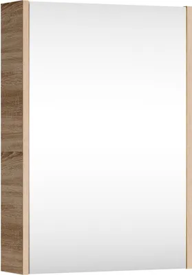 Produktbild von Planetmöbel Spiegelschrank 50 cm Sonoma Eiche – Eleganter Badezimmerschrank mit Soft-Close-Funktion