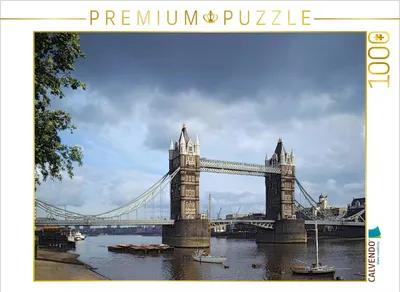 Produktbild von CALVENDO Puzzle 1973 - Tower Bridge 1000 Teile Puzzle quer | 1000 Teile Lege-Größe 64x48cm Foto-Puzzle für glückliche Stunden