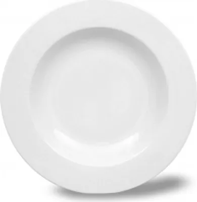 Produktbild von Porzellanteller weiß, Karlsbader Porzellan, 22 cm tief, Thun