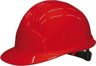 Produktbild von Bauhelm RAW-POL KASPE Größe 53 bis 61 cm rot