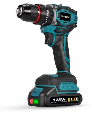 Obrázok produktu pre Akumulátorová vŕtačka/skrutkovačka – bezdrôtová, 18 V – bezuhlíkový motor – 80 Nm – 3000 otáčok za minútu – 2 batérie a 30-dielna súprava príslušenstva