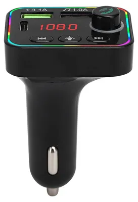 Bluetooth FM-Transmitter, Auto MP3-Player V5.0, LED, ABS