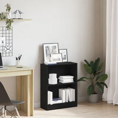 Produktbild von Möbel Bücherregal Schwarz 60x24x76 cm Holzwerkstoff - Bücherregale 862001