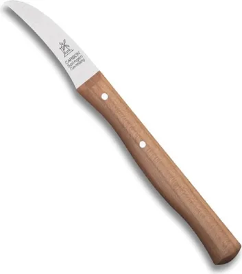 Produktbild von Windmühlenmesser | Schälmesser Vogelschnabel | Kirschenholzgriff | handgefertigt | präzise & langlebig | ideal für feine Küchenarbeiten