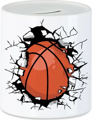 Produktbild von Basketball Spardose Sport Mannschaft Spieler Korb  Teamsport Ball Gewinner Ballsport Jersey Team Mannschaftssport