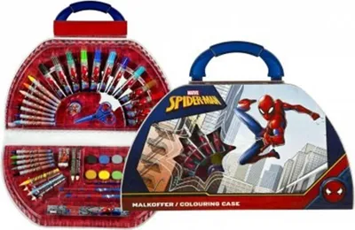 Produktbild von Kunstkoffer Spiderman 51- teilig