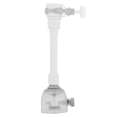 Produktbild von Beweglicher, wassersparender Verlängerungshahn, spritzwassergeschützt, Küchenarmatur mit Sprühfunktion, grau, 18 cm