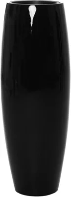 Immagine prodotto di Elegante vaso nero da 80 x 23 cm, adatto sia per interni che per esterni
