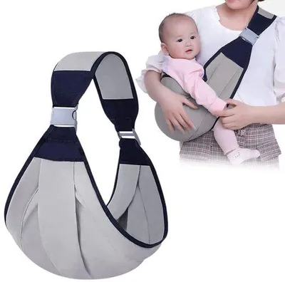 Obrázek produktu pro Unyqoos® Ergonomická nosítko s prodyšnou konstrukcí pro novorozence a batolata do 20 kg – 3D síťovina a bavlna, polstrované ramenní popruhy s paměťovou pěnou, skládací