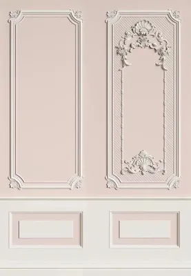 Produktbild von Casa Padrino Luxus Barock Vliestapete Rosa / Grau - Barockstil Wohnzimmer Tapete mit elegantem Stuck Muster - Wanddeko im Barockstil - Barock Tapeten - Tapeten im Barockstil - Barock Deko