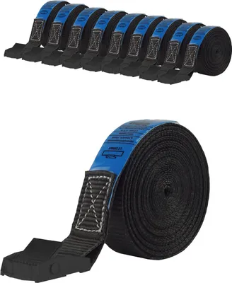 Produktbild von 10x Profi Spanngurt Gurt Zurrgurt Klemmschloss Auto 1-tlg 5m 250 kg SCHWARZ
