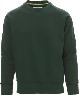 Produktbild von PAYPER Sweatshirt MISTRAL+ Herren Rundhals-Pullover – Hoher Baumwollanteil (70/30), Raglanärmel, V-Naht, 300 g/m² grün 3XL