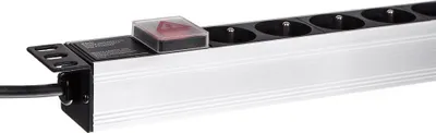 Produktbild von Netrack PDU 19'' 1U, 230V/16A, 8xE, ALU