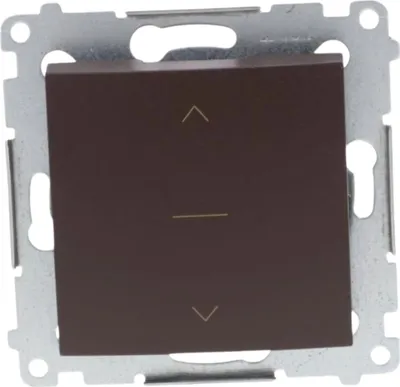 Zdjęcie produktu dla Kontakt-Simon DZW1K.01/46, Plastik, Brąz, IP20, 250 V, 10 A, 75 mm
