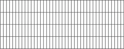 Produktbild von Doppelstab-Gittermatte, Typ 6/5/6, ohne Überstand, Breite 2000 mm x Höhe 800 mm, Farbe: anthrazit