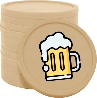 Immagine prodotto di CombiCraft Monete Birra / Monete Consumo Beige - Ø29mm - 100 pezzi
