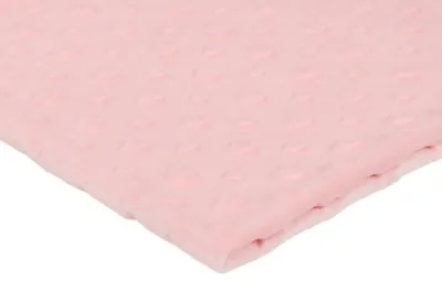 Produktbild von Minkee Fleece Knit mit Herzprägung Puderrosa 50 x 155 cm