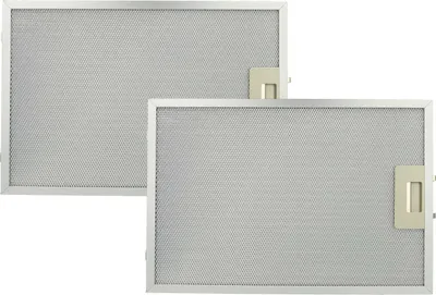 Produktbild von vhbw 2x Filter Metallfettfilter kompatibel mit Bosch JD 66 BW 50, 69 BW 50, 66 WW 50, 69 WW 50 Dunstabzugshaube - 38,8 x 26,5 x 0,9 cm, Metall