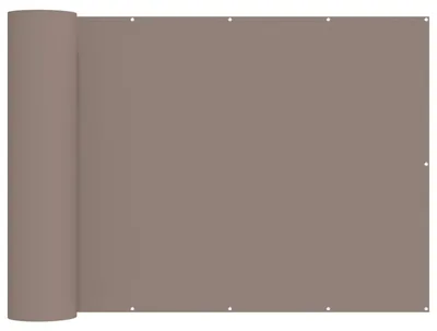 Obrázek produktu pro vidaXL Balkónový paraván 150 x 500 cm, látka sPolyuretanpovrchovou úpravou, barva taupe