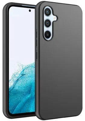 Produktbild von Für Samsung Galaxy A54 5G Silikon Schutz Schwarz Handy Tasche Etuis Hülle Cover Case Kappe