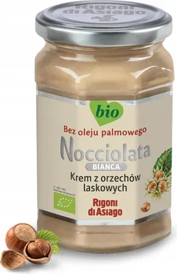 Immagine prodotto di HASELNUSSCREME, WEISS, GLUTENFREI,250 g - RIGONI DI ASIAGO (NOCCIOLATA)